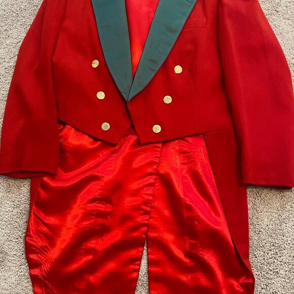 Unique Men's Scarlet Formal Evening Tails - Picture 5 of 5